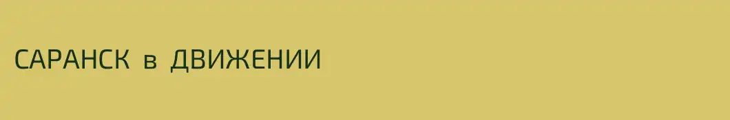 САРАНСК  в  ДВИЖЕНИИ